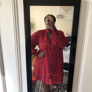 Eloquii keyhole bubble dress